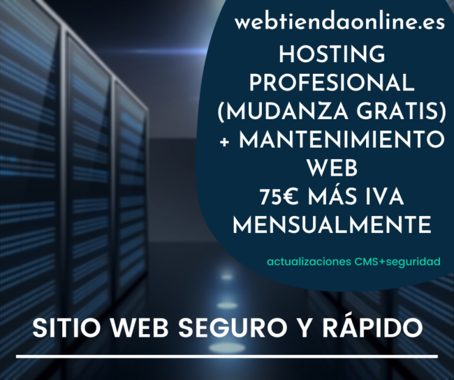 hosting y mentenimiento web